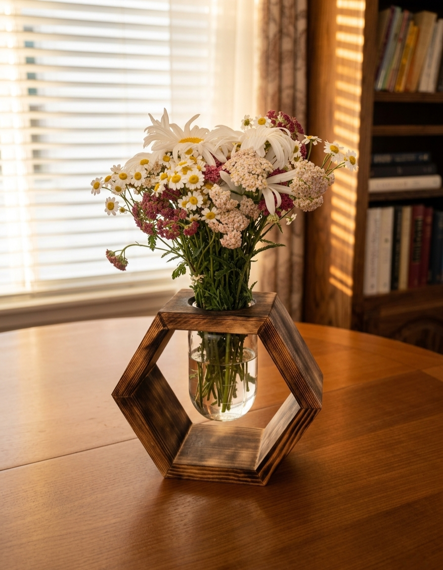 Geometric Flower Vase